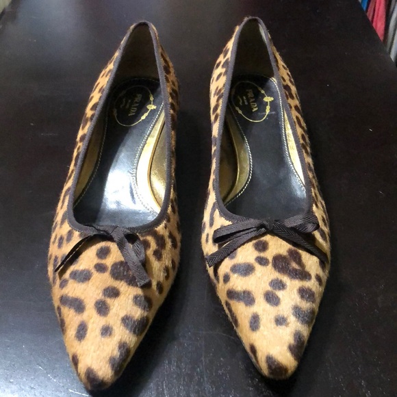 Prada Shoes - Prada Pony Hair Flats